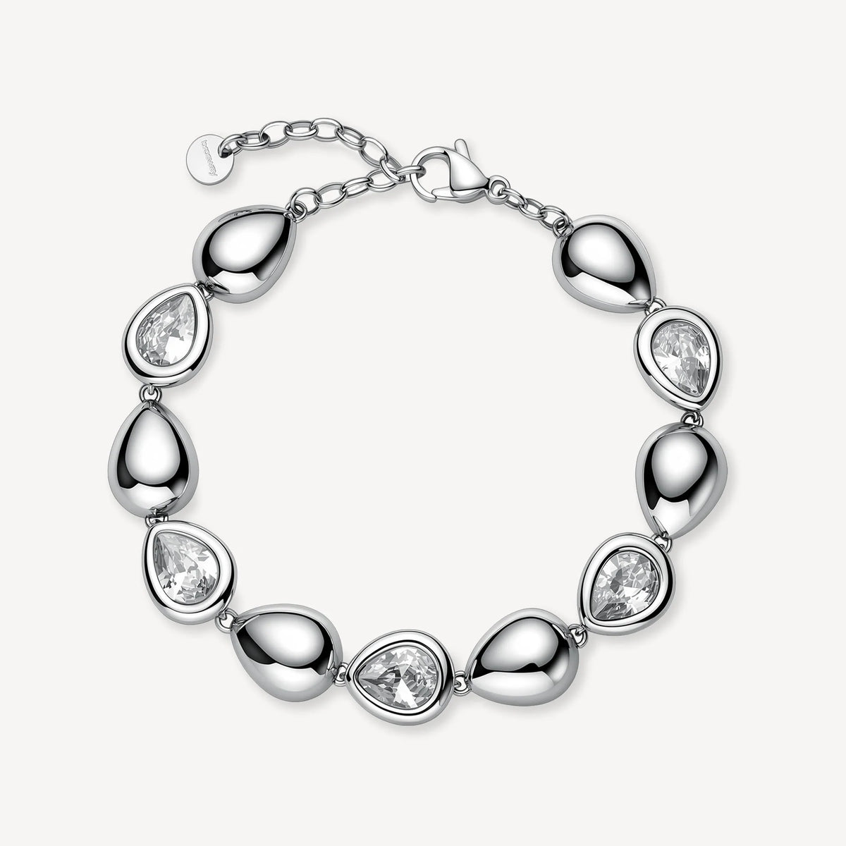 Brosway Affinity Damenarmband aus silbernem Stahl und Zirkonen BFF184