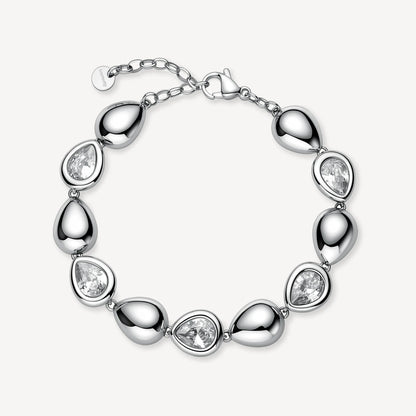 Brosway Affinity Damenarmband aus silbernem Stahl und Zirkonen BFF184