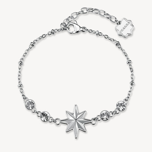 Bracciale Brosway Chakra Acciaio Silver Stella Zirconi _BHKB291