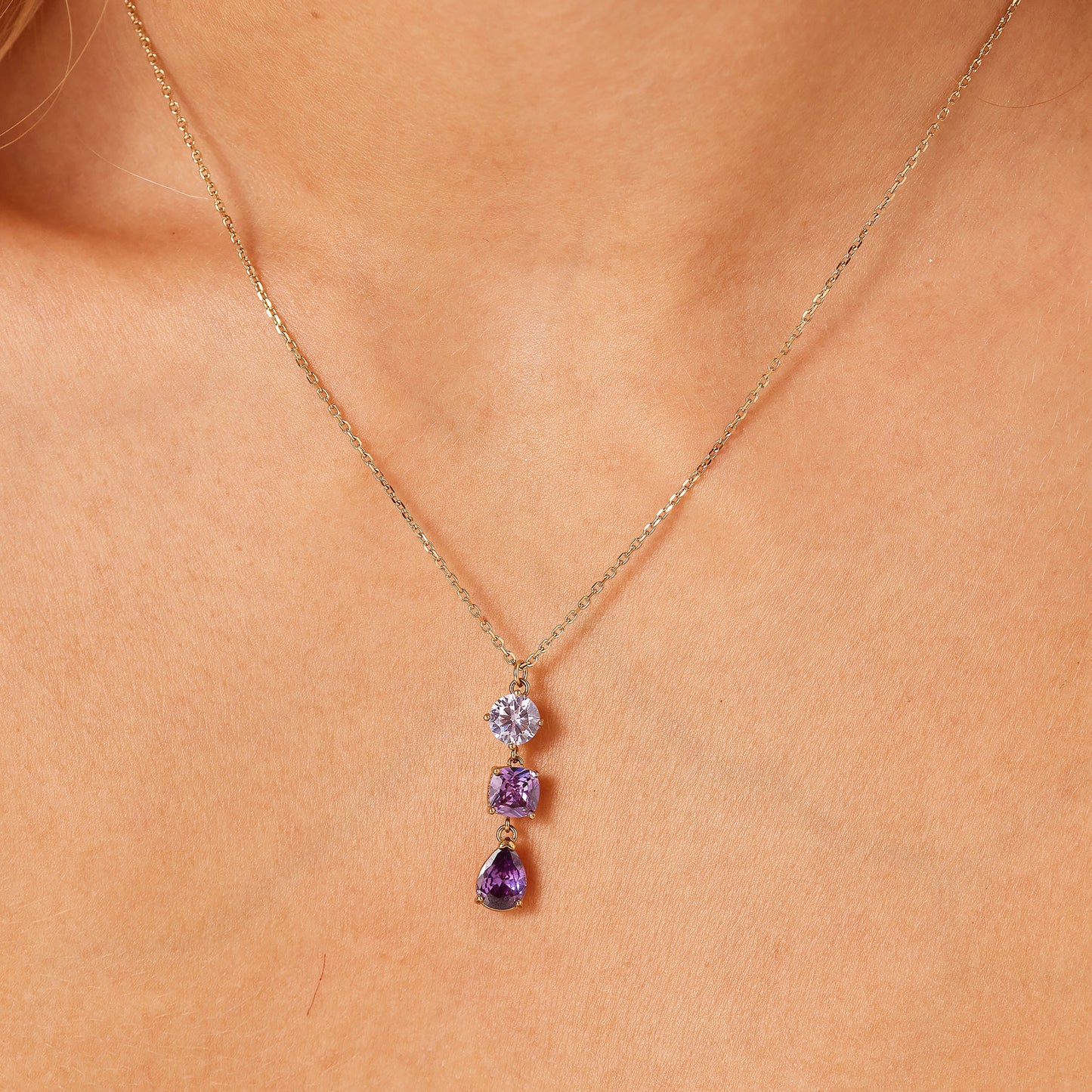 Bracciale Brosway Donna Acciaio Gold Cubic Zirconia Color Ametista _BIG03