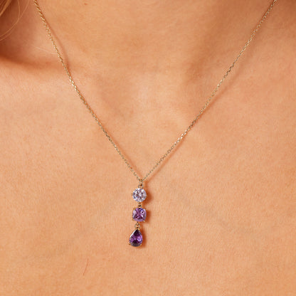 Bracciale Brosway Donna Acciaio Gold Cubic Zirconia Color Ametista _BIG03