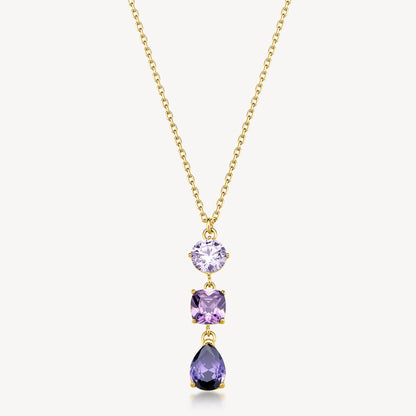 Bracciale Brosway Donna Acciaio Gold Cubic Zirconia Color Ametista _BIG03