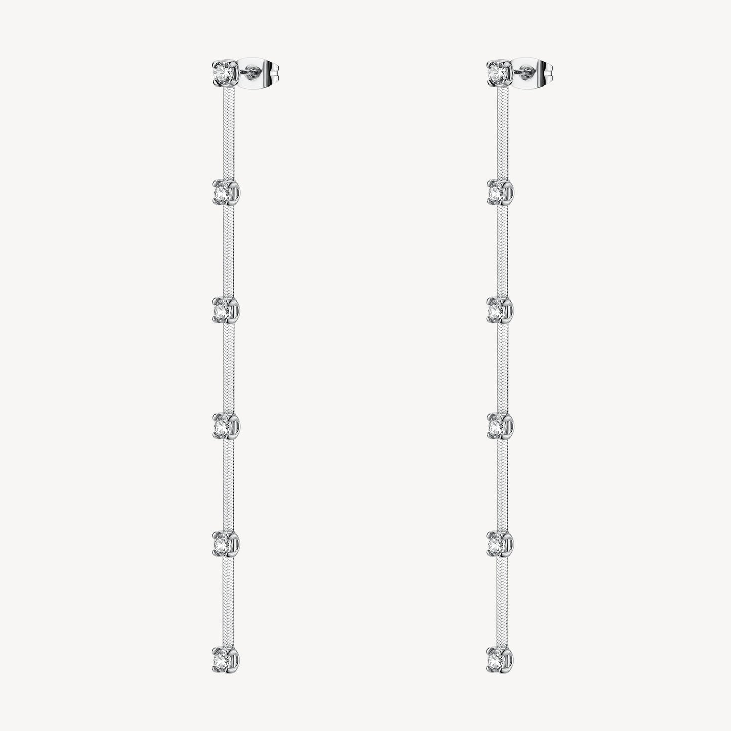 Orecchini Brosway DREAMING Donna Acciaio Silver Pendente Cubic Zirconia _BIG25