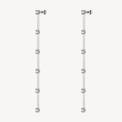 Orecchini Brosway DREAMING Donna Acciaio Silver Pendente Cubic Zirconia _BIG25