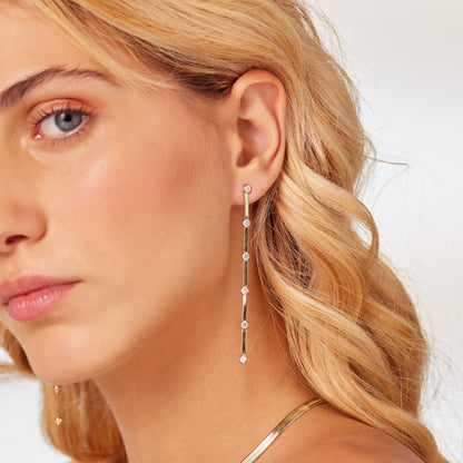 Orecchini Brosway DREAMING Donna Acciaio Gold Pendente Cubic Zirconia _BIG26