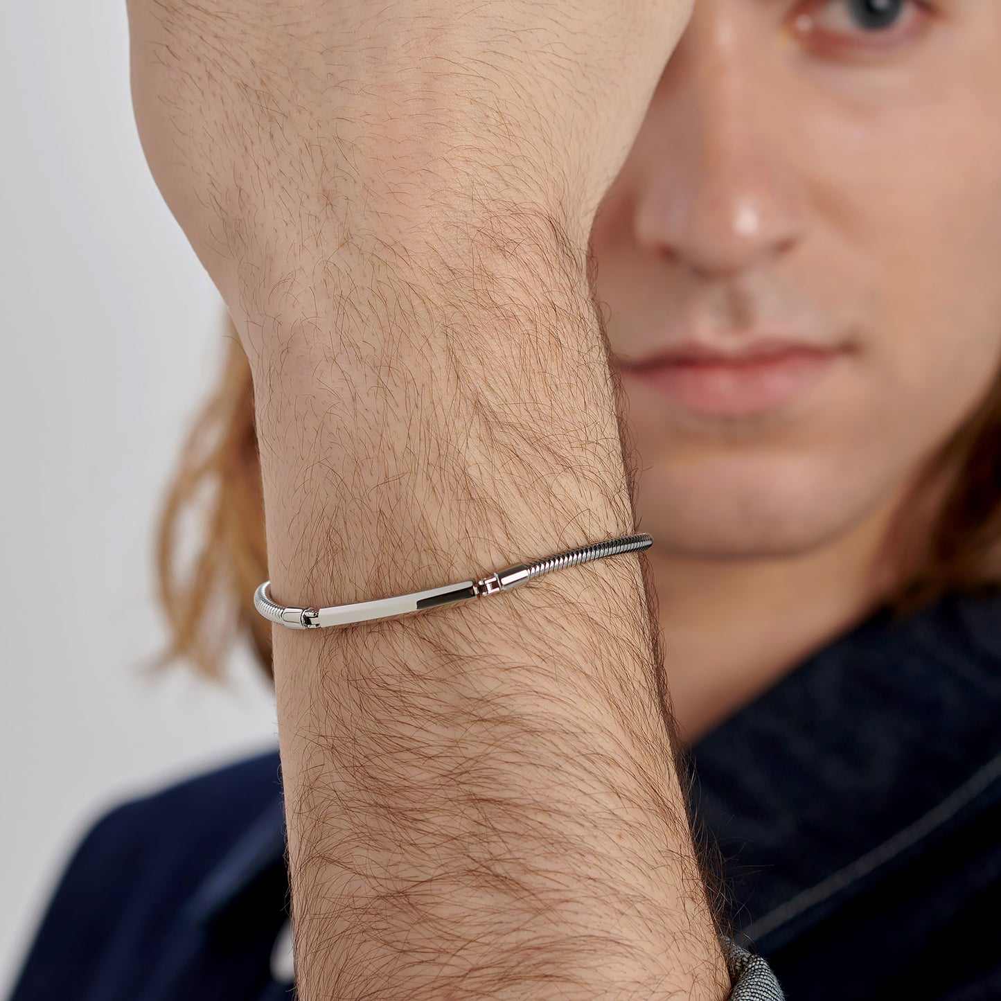 Brosway Herrenarmband, versilberter Stahl, Poseidon Kollektion _BPN13 