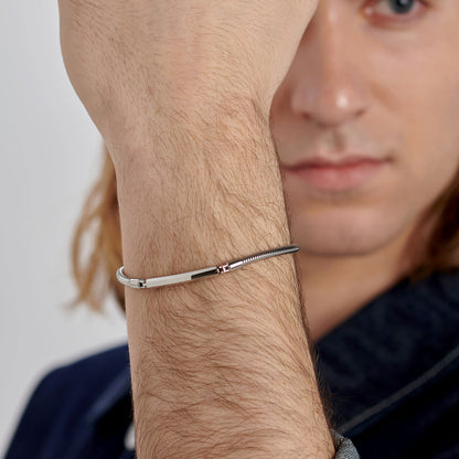 Brosway Herrenarmband, versilberter Stahl, Poseidon Kollektion _BPN13 