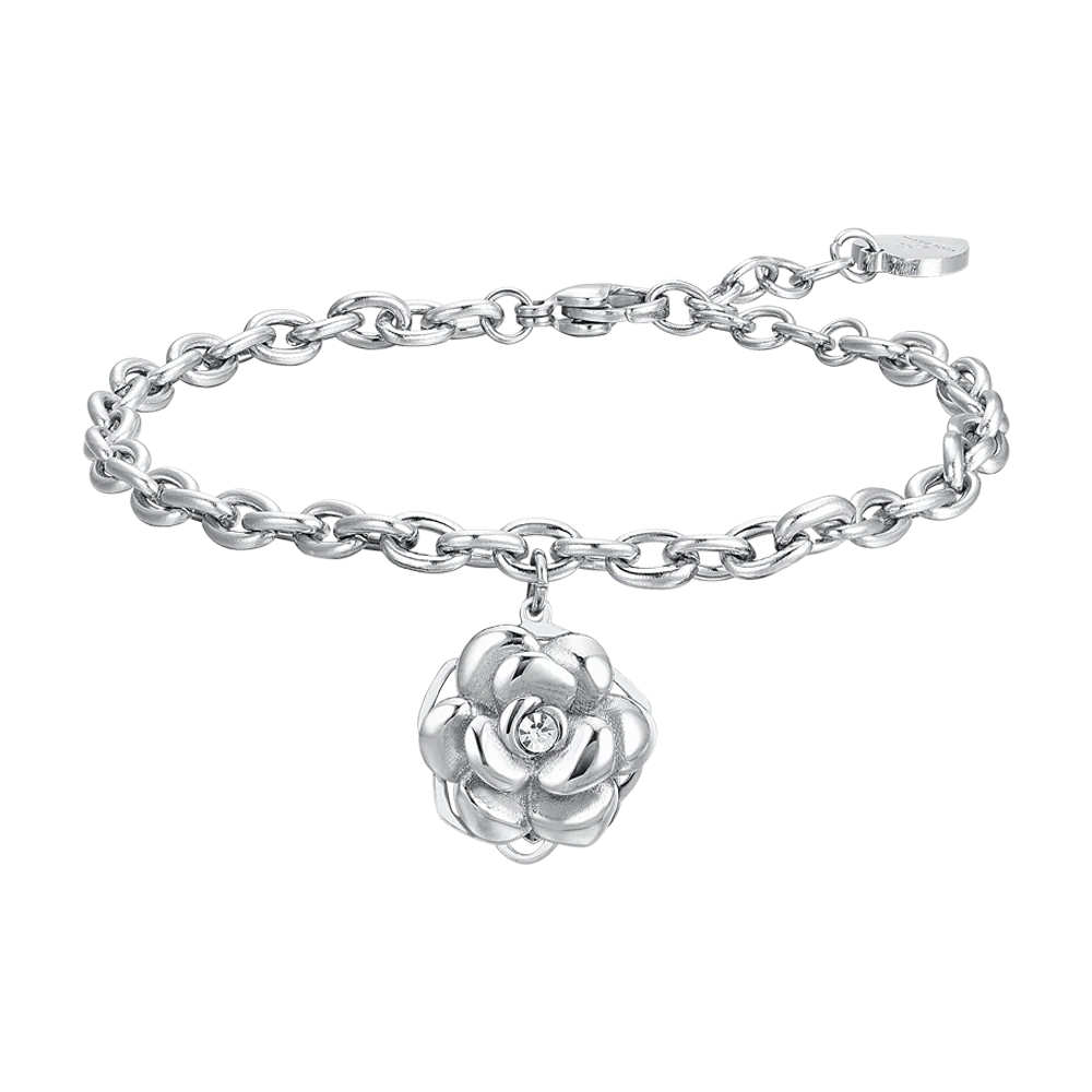 Luca Barra Damen-Armband aus Stahl mit Anhänger „Dedication Mother Heart“ _BK2484 