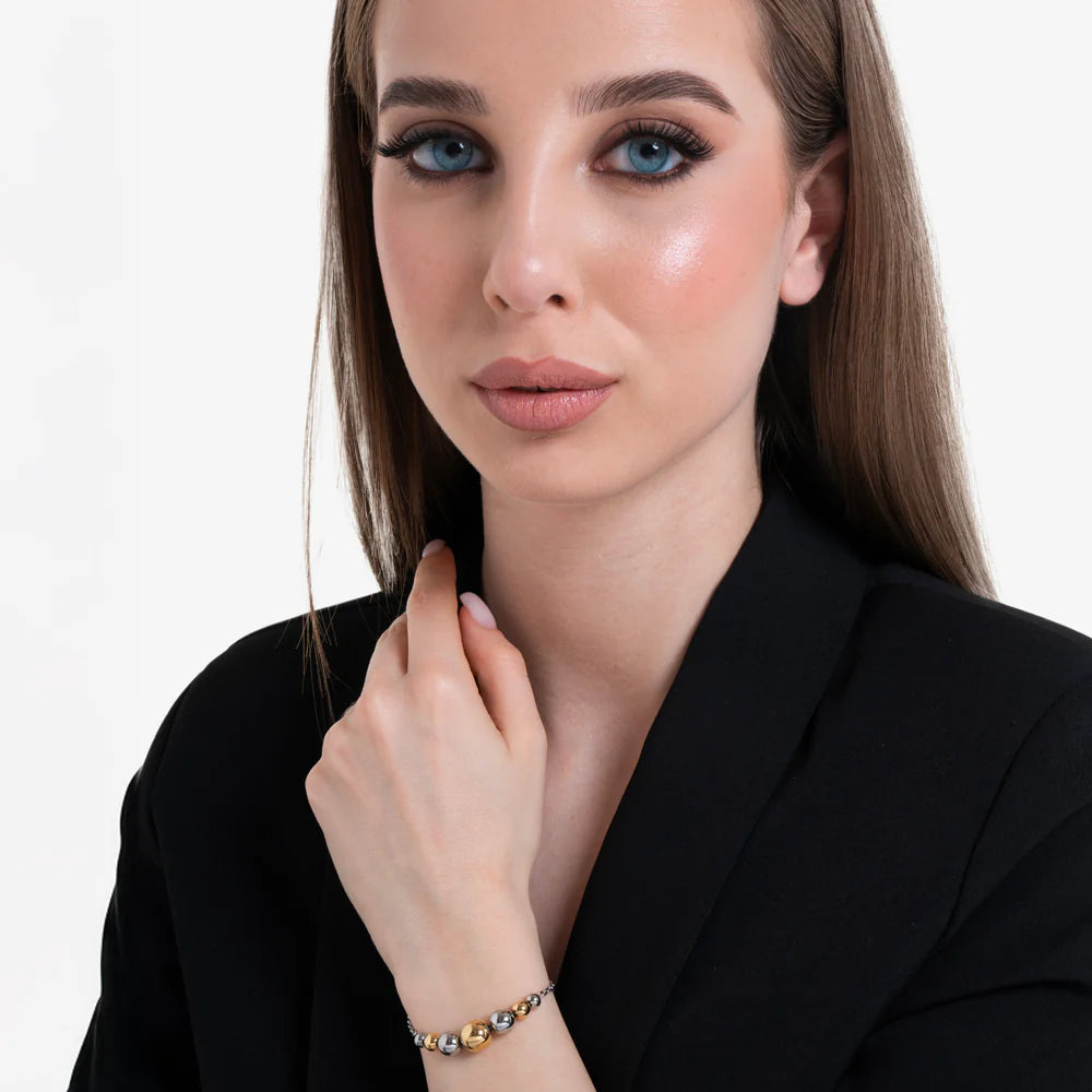 Luca Barra Damen-Armband aus Stahl mit Anhänger „Dedication Mother Heart“ _BK2484 