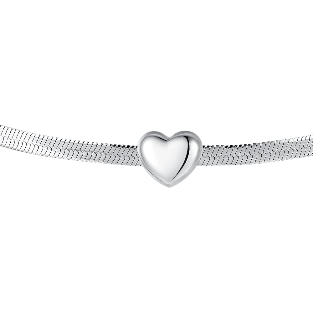 Luca Barra Damen-Tennisarmband mit abwechselnd lila und weißen Kristallen _BK2638 