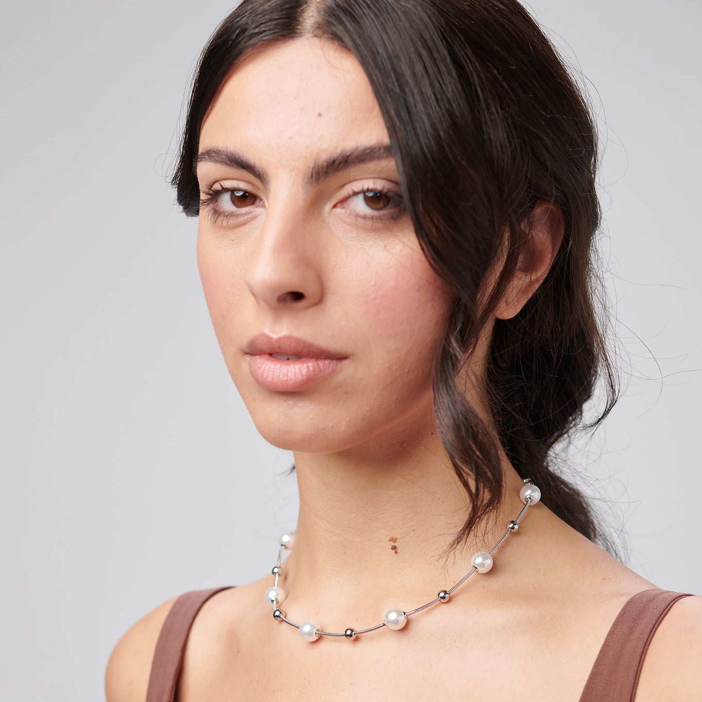 Bracciale Brosway PERFECT Donna Acciaio Silver Sfere e Perle _BPC48