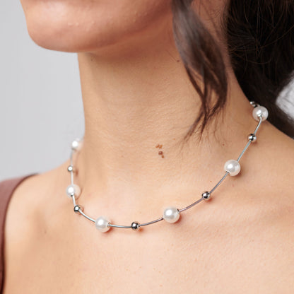 Bracciale Brosway PERFECT Donna Acciaio Silver Sfere e Perle _BPC48