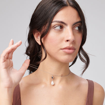 Bracciale Brosway PERFECT Donna Acciaio Silver Pendente perla Goccia _BPC68