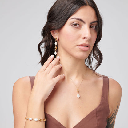 Brosway Damen-Armband Stahl Gold Infinity_BHKN160