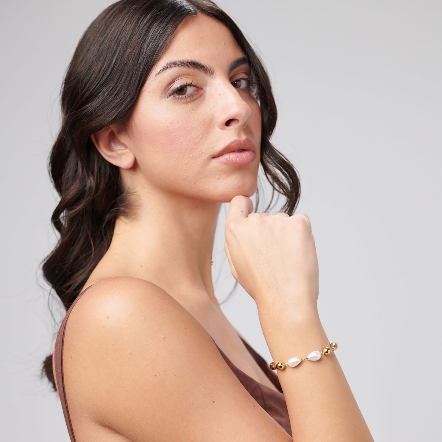 Brosway Bracciale Perfect Donna Acciaio Gold e Perle _BPC73