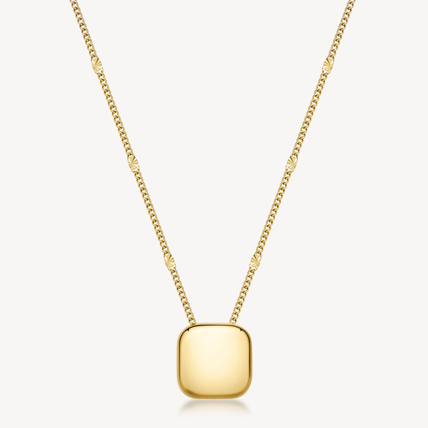 Bracciale Brosway Muse Donna Acciaio Gold Pendente Quadrato _BUE02