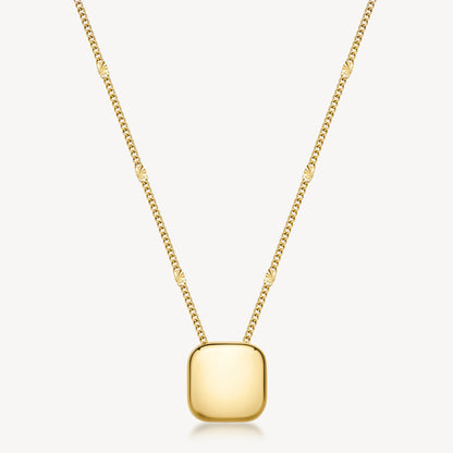 Bracciale Brosway Muse Donna Acciaio Gold Pendente Quadrato _BUE02