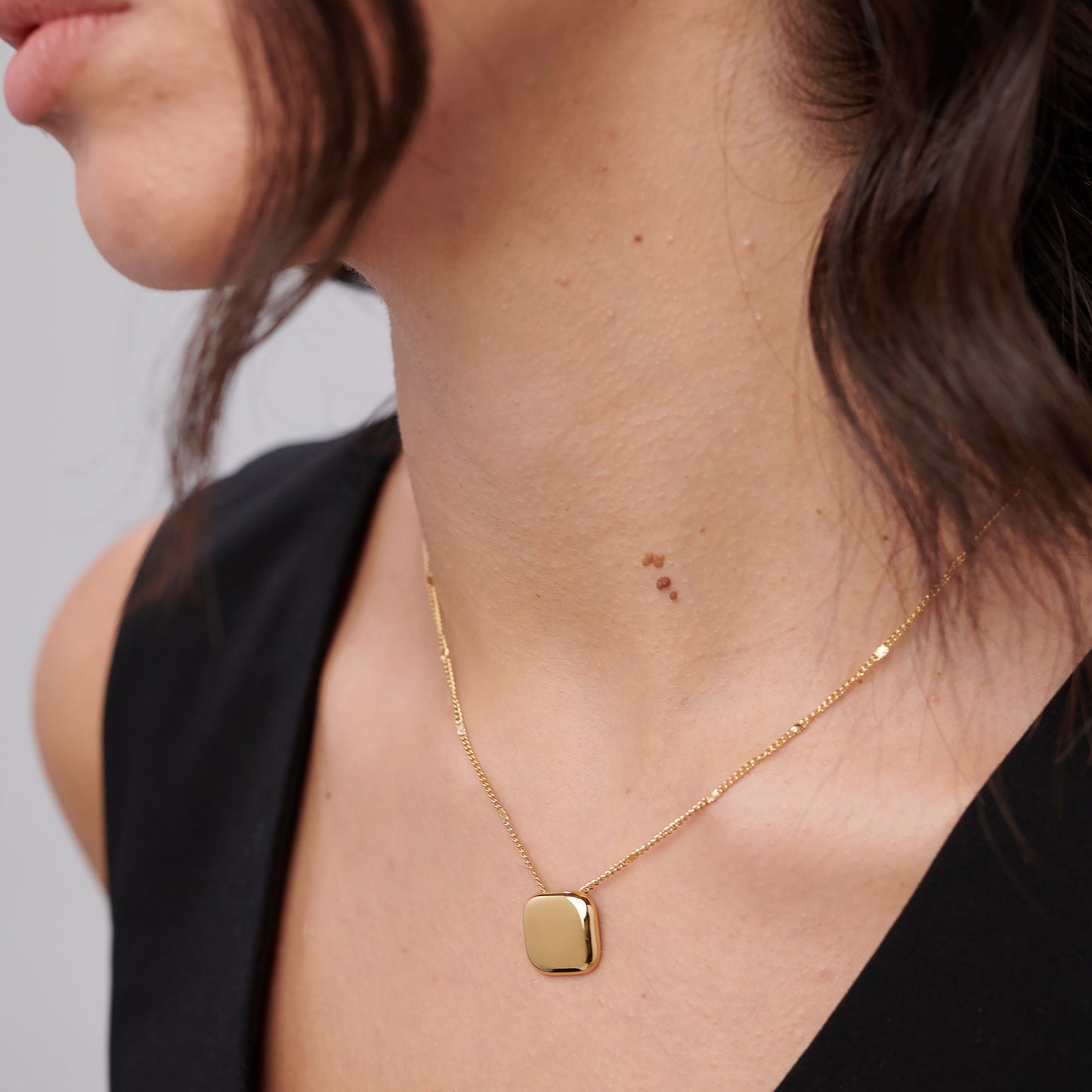 Bracciale Brosway Muse Donna Acciaio Gold Pendente Quadrato _BUE02