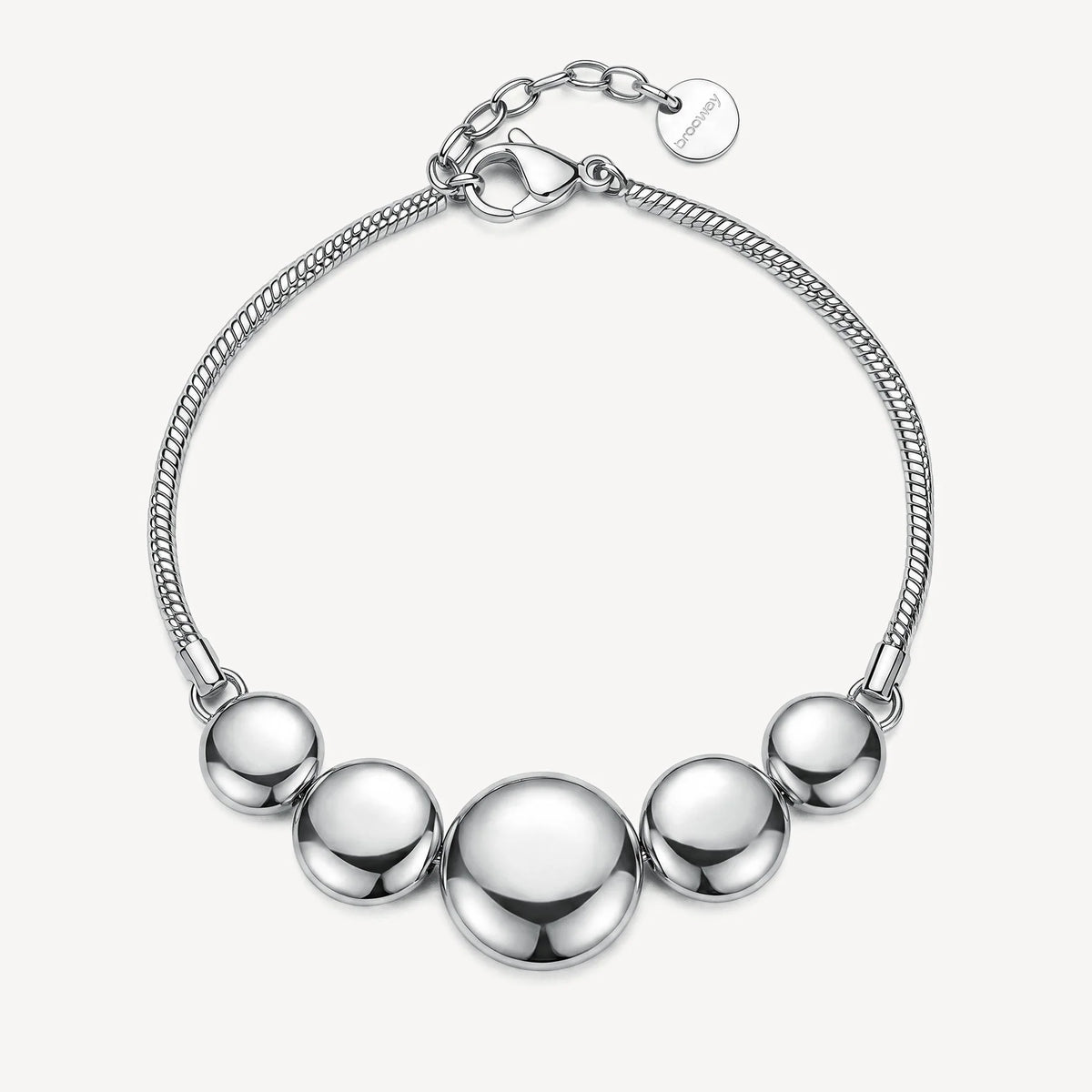 Brosway Affinity Damenarmband aus silbernem Stahl und Zirkonen BFF184