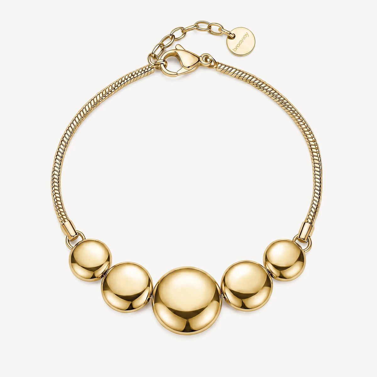 Brosway Affinity Damenarmband aus silbernem Stahl und Zirkonen BFF184