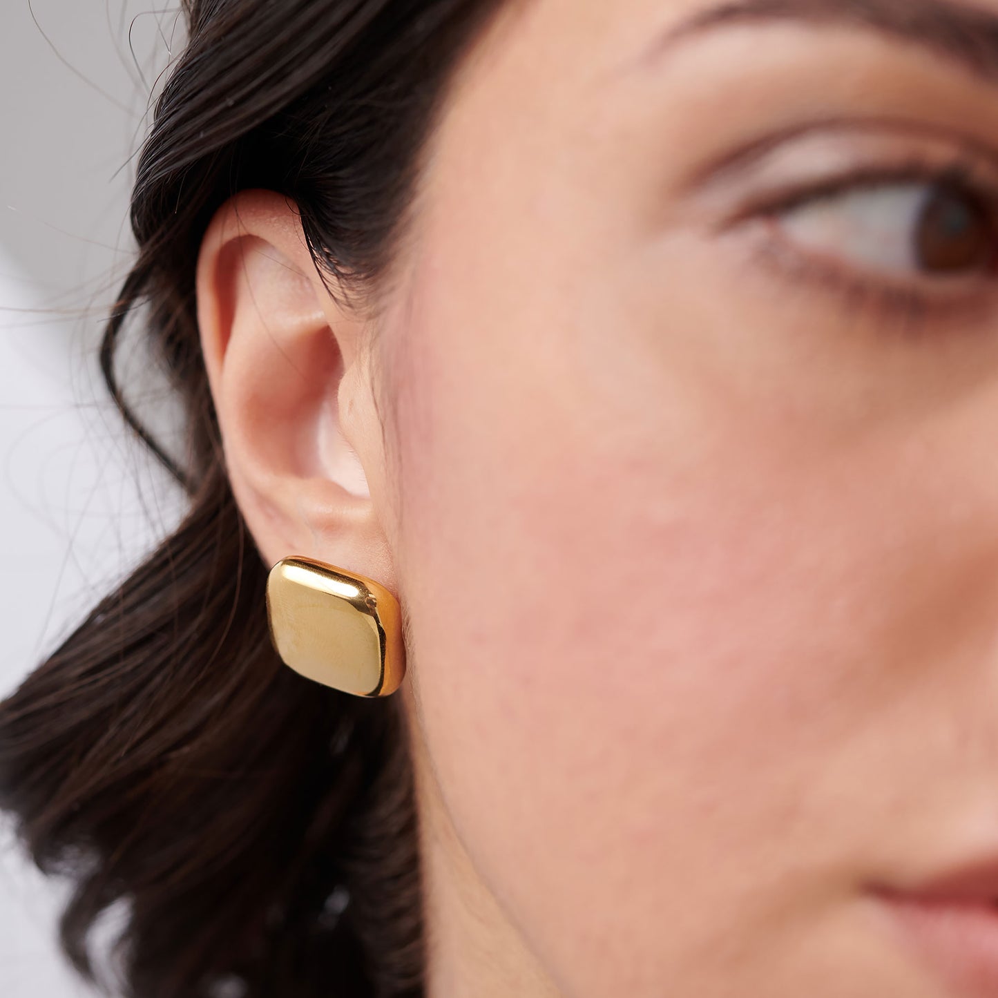 Orecchini Brosway Muse Donna Acciaio Gold Lobo Quadrato _BUE22