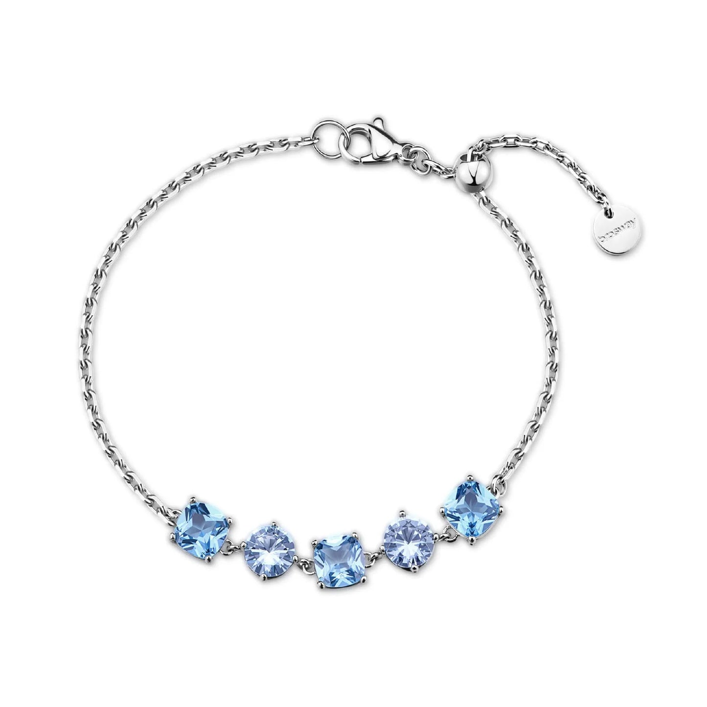 Brosway Bracciale Dreaming Donna Acciaio Silver Zirconi Azzurri _BIG12
