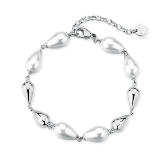 Brosway Bracciale Perfect Donna Acciaio Silver perle _BPC72