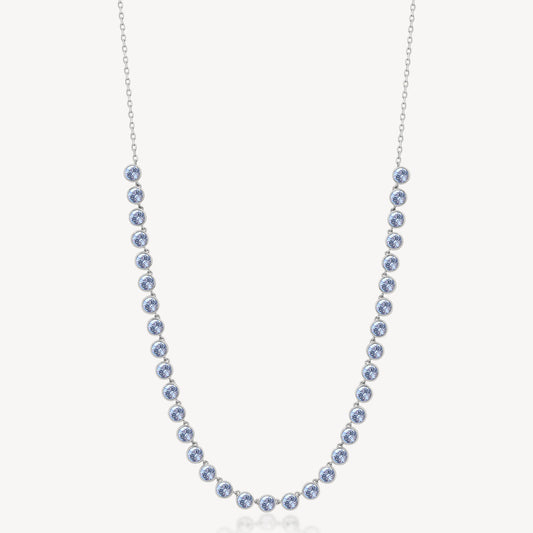 Bracciale Brosway SYMPHONIA Donna Acciaio Silver Cristalli Colore Light Sapphire. _BYM158