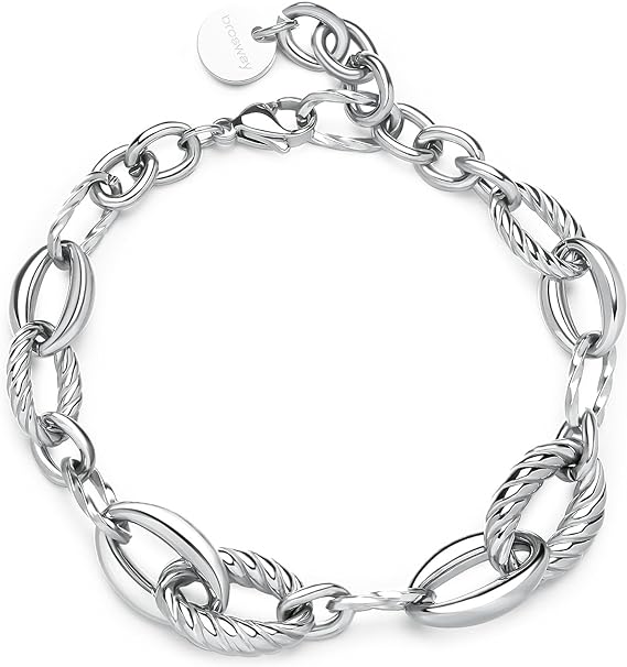 Bracciale Brosway Donna Acciaio Argentato Catena Coll. AMY _BAY12