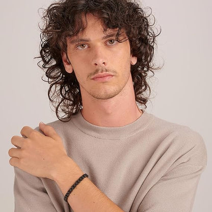Bracciale Brosway Uomo Acciaio Semirigido Nero Satinato _BBC28