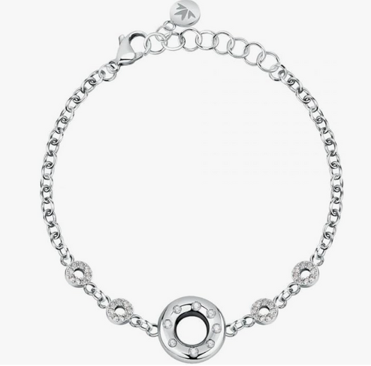 Brosway Damen-Armband aus silbernem Stahl mit Mama-Stern-Symbol, Chakra-Kollektion, BHKB161