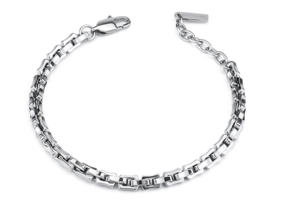 Boccadamo Herren-Gliederarmband aus Stahl _ABR695 