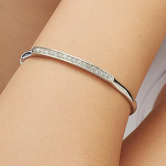 Bracciale Brosway Donna Acciaio Argentato Rigido Cristalli Coll. With You _BWY56