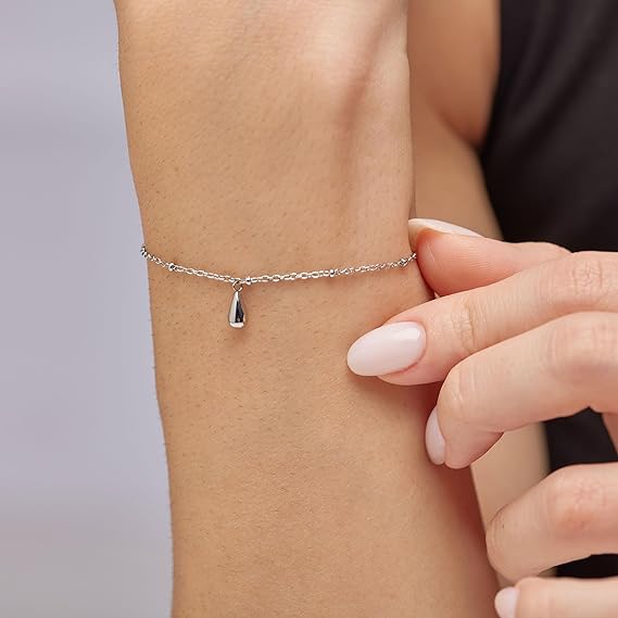 Brosway Damen-Armband aus Stahl mit dünner Kette und Tropfenanhänger _BPC17 