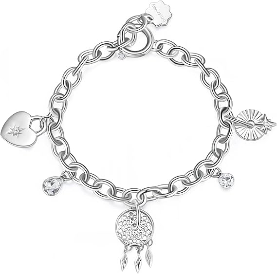 Bracciale Brosway CHAKRA Donna Acciaio Silver Acchiappasogni Cuore _BHKB117