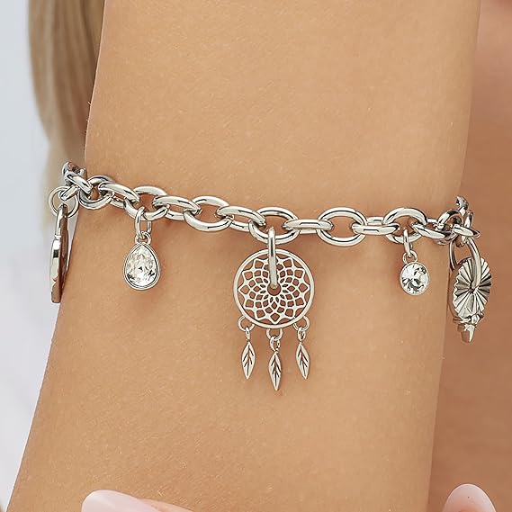 Bracciale Brosway CHAKRA Donna Acciaio Silver Acchiappasogni Cuore _BHKB117