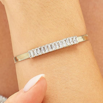 Bracciale Brosway Donna Acciaio Dorato Catena Sake Zirconi Coll. DESIDERI _BEI088