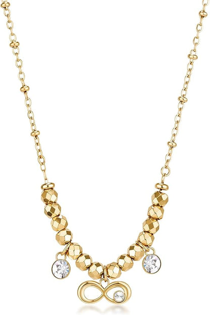 Brosway Damen-Armband Stahl Gold Infinity_BHKN160