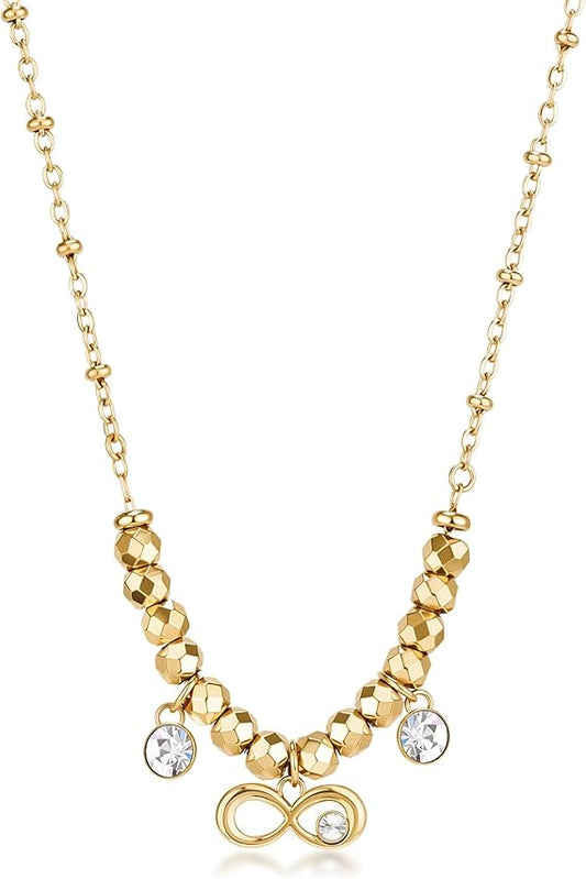 Brosway Damen-Armband Stahl Gold Infinity_BHKN160