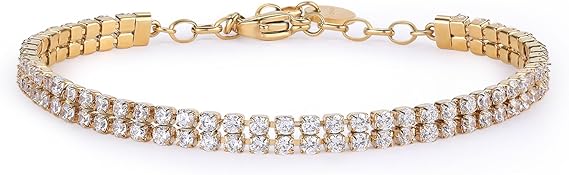 Bracciale Brosway Donna Acciaio Modello Tennis Dorato Zirconi Bianchi _BEI097