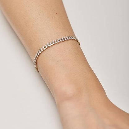 Bracciale Brosway Donna Acciaio Modello Tennis Dorato Zirconi Bianchi _BEI097