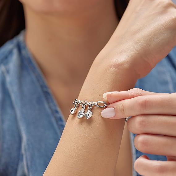 Brosway Damen-Armband aus Stahl mit weißen Kristallanhängern _BYM191 