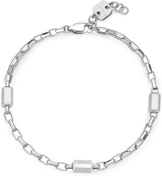 Brosway Herrenarmband aus versilbertem Stahl, LOGAN Kollektion _BOA14 