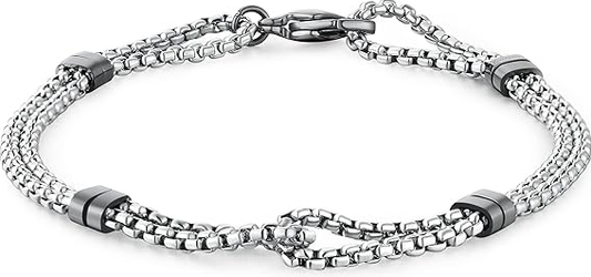 Bracciale Brosway Uomo Acciaio Argentato Collezione Poseidon _BPN13