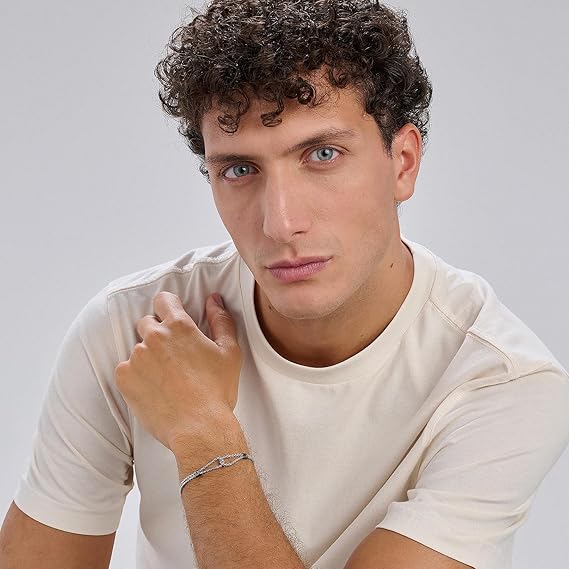 Bracciale Brosway Uomo Acciaio Argentato Collezione Poseidon _BPN13