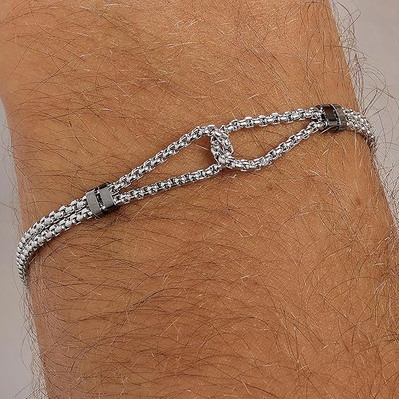 Bracciale Brosway Uomo Acciaio Argentato Collezione Poseidon _BPN13