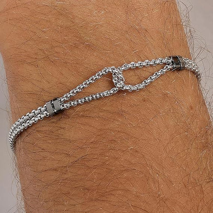 Bracciale Brosway Uomo Acciaio Argentato Collezione Poseidon _BPN13