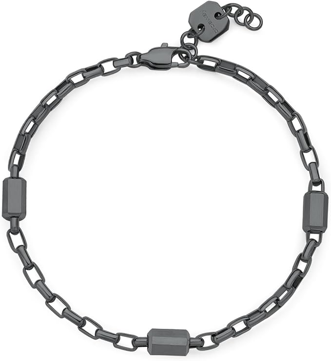 Bracciale Brosway Uomo Acciaio Catena Rutenio Coll. LOGAN _BOA16