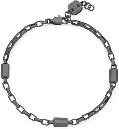 Bracciale Brosway Uomo Acciaio Catena Rutenio Coll. LOGAN _BOA16