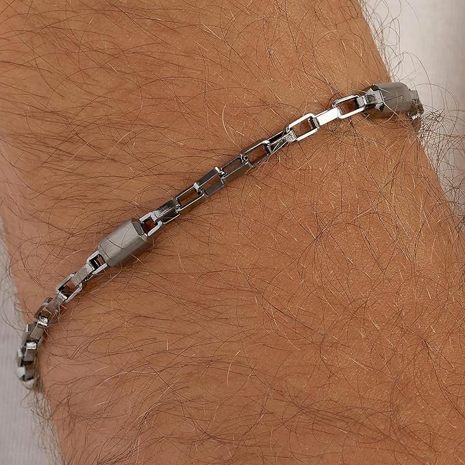 Bracciale Brosway Uomo Acciaio Catena Rutenio Coll. LOGAN _BOA16